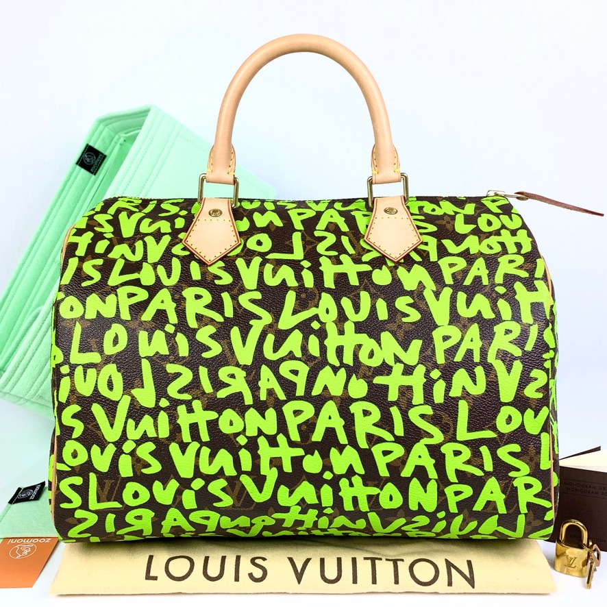 Louis Vuitton Stephen Sprouse Lime Green Graffiti Speedy 30 Louis