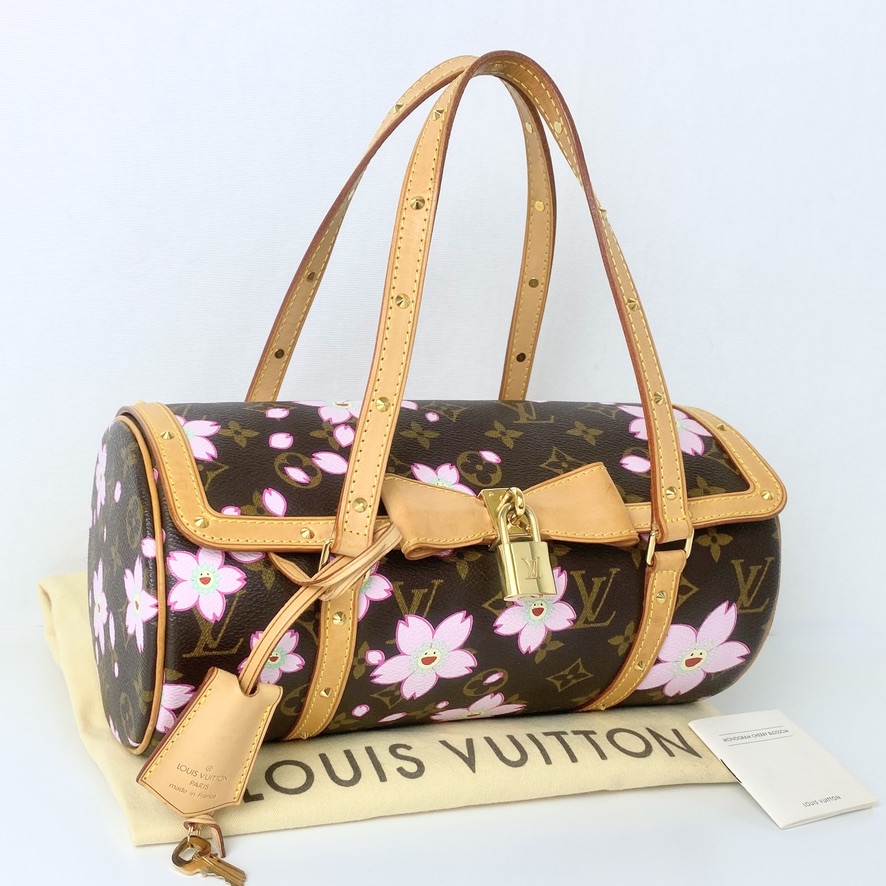 Louis Vuitton] Louis Vuitton Papillon GM Cherry Blossom Takashi