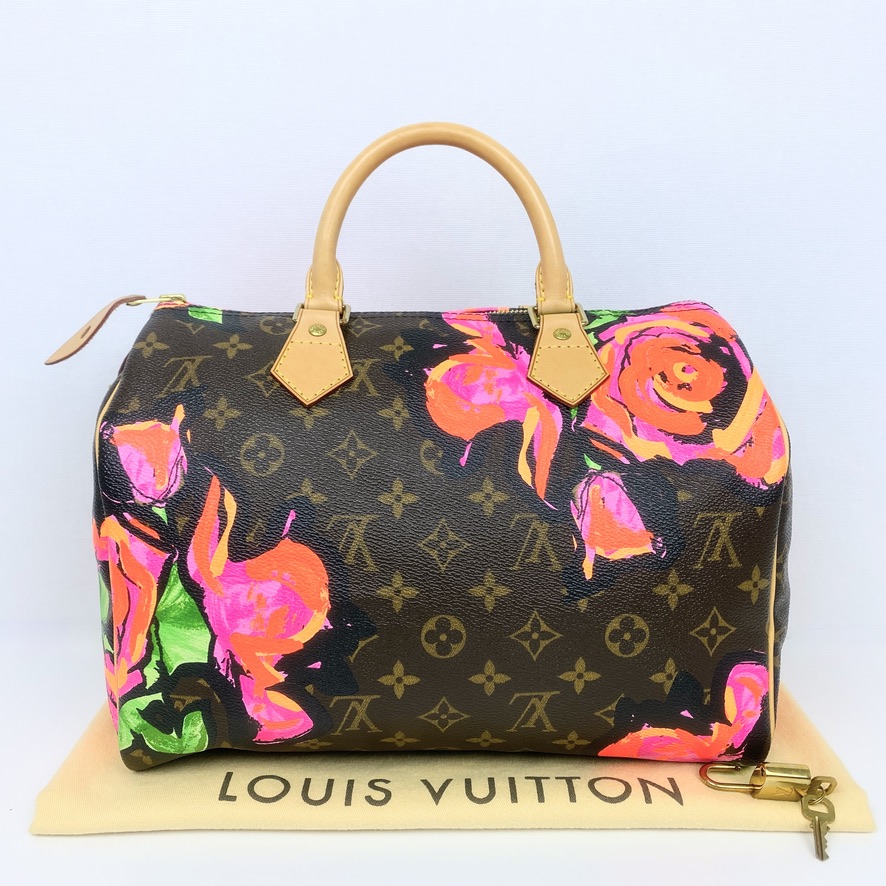 Louis Vuitton Stephen Sprouse Graffiti Roses Neverfull mm Tote Bag 61lvs423W, Women's, Size: One size, Pink