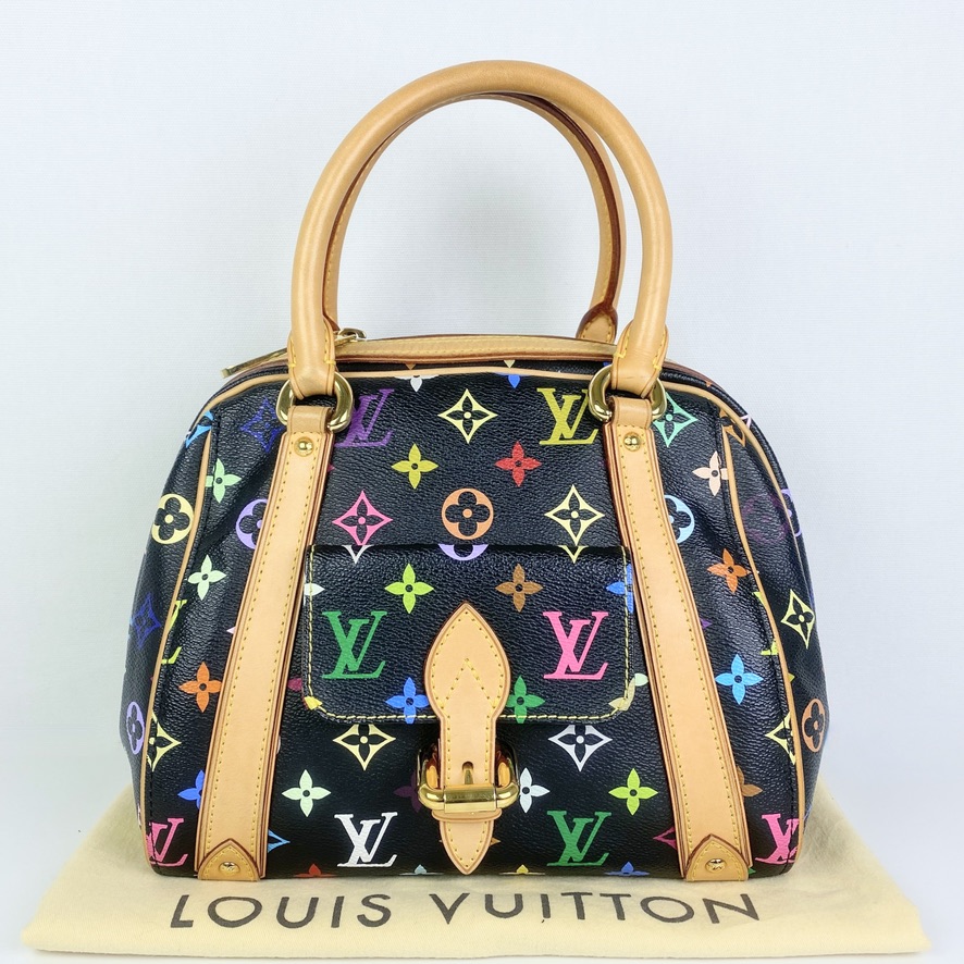 Louis Vuitton White Monogram Multicolore Canvas Priscilla Bag - Yoogi's  Closet
