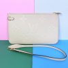 (New Condition) Neverfull MM in Empreinte Tourterelle (Cream) with Pouch