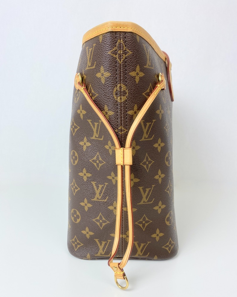 Neverfull MM in Monogram Mimosa with Pouch (TJ0124) - Purse Utopia