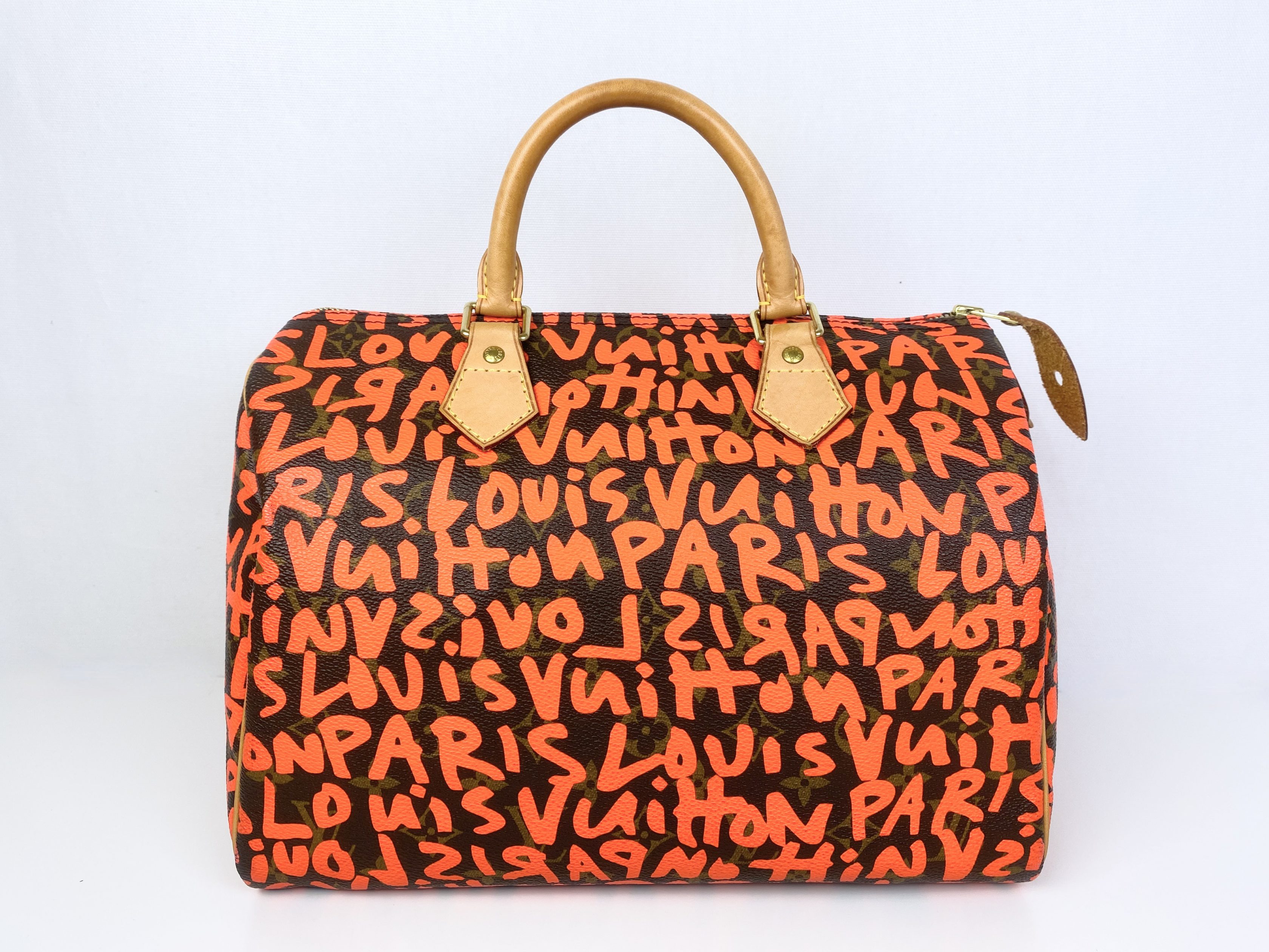 Louis Vuitton, Bags, Louis Vuitton Speedy 3 Pink Graffiti Bag Pristine