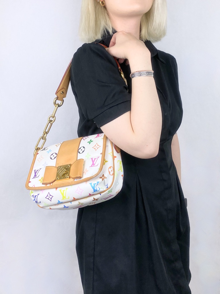 Neverfull MM in Epi Jeans with Pouch (UB0156) - Purse Utopia