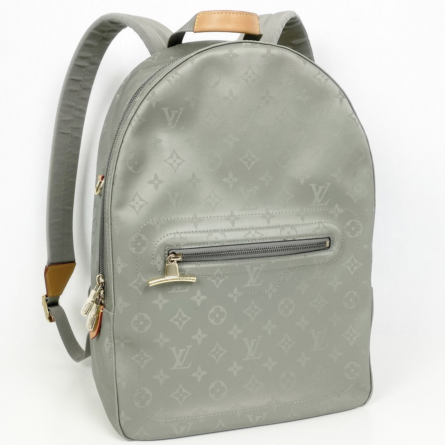Louis Vuitton Backpack Monogram Titanium GM Grey in Titanium