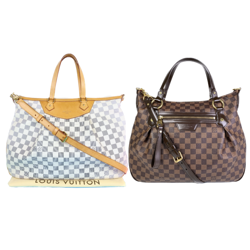 Louis Vuitton Damier Azur Evora Bag Mm Low Reserve